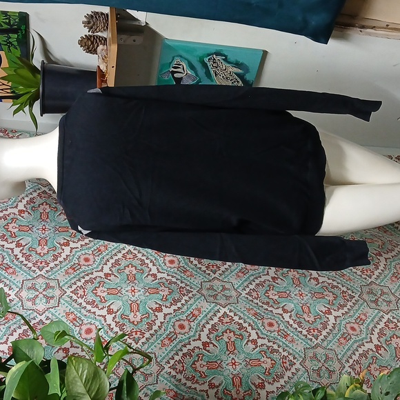 Merona Checkered Cotton V-Neck Sweater, Size M - Picture 3 of 12